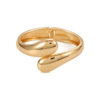 Casual Elegant Geometric 304 Stainless Steel Alloy 18K Gold Plated Women's Bangle main image 5