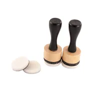 Circular Head Wooden Handle Stamp Pad Auxiliary Tools Color Brush Sponge Brush Tl012 Office Stamp/ink/creative Stamp/ink main image 5