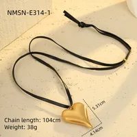 Classic Style Heart Shape 304 Stainless Steel Women's Pendant Necklace sku image 23
