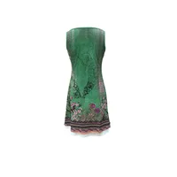 Women's Sheath Dress Vacation Simple Style U Neck Sleeveless Color Block Midi Dress Holiday main image 4
