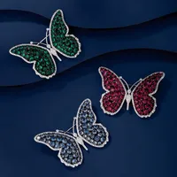 Elegant Glam Butterfly Copper Plating Zircon Unisex Brooches main image 1