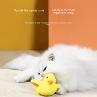 Gravity Duck Cat Toy Plush Sound Making Duck Self Entertaining Relieve Boredom Teasing Cat Usb Electric Pet Toy main image 2