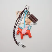 Simple Style Geometric Mixed Materials Unisex Bag Pendant Keychain sku image 44