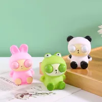 Cute Funny Novelty Rabbit Animal Panda PVC Animal Squishy Toys main image 1