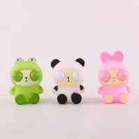 Cute Funny Novelty Rabbit Animal Panda PVC Animal Squishy Toys main image 4