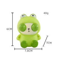 Cute Funny Novelty Rabbit Animal Panda PVC Animal Squishy Toys sku image 5