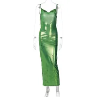 Women's Strap Dress Sexy Strap Backless Sleeveless Butterfly Maxi Long Dress Casual Holiday Party sku image 3