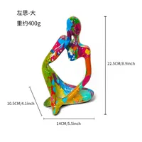 Simple Style Artistic Human Resin Ornaments Artificial Decorations sku image 12