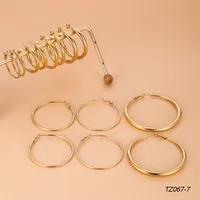 1 Pair Simple Style Geometric 304 Stainless Steel Ear Studs main image 1