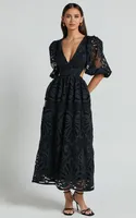 Women's Patchwork Skirt Casual Elegant Streetwear V Neck Backless Half Sleeve Solid Color Midi Dress Holiday Daily Selfie sku image 20