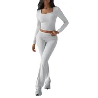 Holiday Daily Selfie Women's Casual Elegant Simple Style Solid Color Spandex Viscose Fiber Knit Pants Sets Shorts Sets main image 3