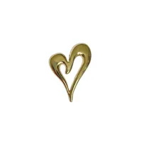 Simple Style Pin Heart Shape Alloy Hollow Out Women's Brooches 1 Piece main image 2