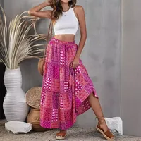 Women's Skirt Casual Simple Style Streetwear Printing Midi Dress Holiday Banquet Selfie main image 3