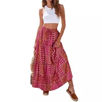 Women's Skirt Casual Simple Style Streetwear Printing Midi Dress Holiday Banquet Selfie main image 4