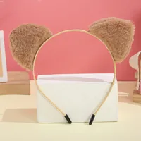 Internet Celebrity Hair Band Face Wash Hair Band Cute Kitten Ear Makeup Mask Face Wash Hair Band Anti-slip Anti-drop Headband main image 1