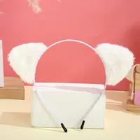 Internet Celebrity Hair Band Face Wash Hair Band Cute Kitten Ear Makeup Mask Face Wash Hair Band Anti-slip Anti-drop Headband main image 2