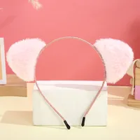 Internet Celebrity Hair Band Face Wash Hair Band Cute Kitten Ear Makeup Mask Face Wash Hair Band Anti-slip Anti-drop Headband sku image 2