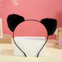 Internet Celebrity Hair Band Face Wash Hair Band Cute Kitten Ear Makeup Mask Face Wash Hair Band Anti-slip Anti-drop Headband sku image 4
