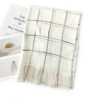 Women's Chinoiserie Ethnic Style Stripe Artificial Cotton  Silk Nylon Silk Scarf sku image 48