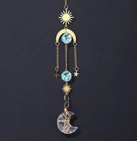 Simple Style Moon Crystal Pendant Artificial Decorations sku image 1