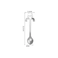 Cute Cartoon Stainless Steel Spoon 1 Piece sku image 2