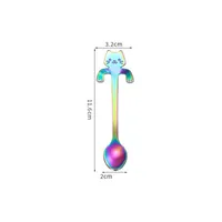 Cute Cartoon Stainless Steel Spoon 1 Piece sku image 4