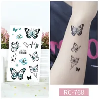 Butterfly Water Transfer Sticker Artificial Decorations sku image 19