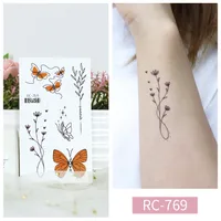 Butterfly Water Transfer Sticker Artificial Decorations sku image 20