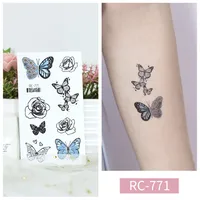 Butterfly Water Transfer Sticker Artificial Decorations sku image 3