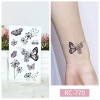Butterfly Water Transfer Sticker Artificial Decorations sku image 21