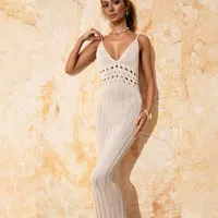Women's Solid Color Beach Cover Ups main image 4
