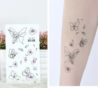 Butterfly Water Transfer Sticker Artificial Decorations main image 4