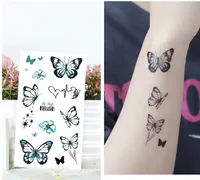 Butterfly Water Transfer Sticker Artificial Decorations main image 5