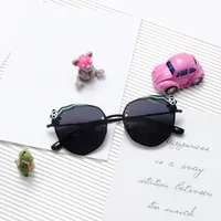 Cute Simple Style Panda Tac Oval Frame Full Frame Kids Sunglasses main image 3