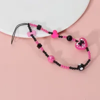 Cute Simple Style Pumpkin Butterfly Soft Clay Beaded Mobile Phone Chain sku image 12