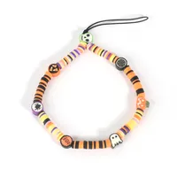 Cute Simple Style Pumpkin Butterfly Soft Clay Beaded Mobile Phone Chain sku image 5