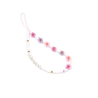 Cute Simple Style Pumpkin Butterfly Soft Clay Beaded Mobile Phone Chain sku image 8