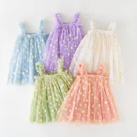 Princess Printing Polyacrylonitrile Fiber Girls Dresses main image 1