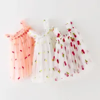 Princess Printing Polyacrylonitrile Fiber Girls Dresses main image 2