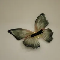Women's Elegant Butterfly Gauze Inlay Artificial Pearls Hair Clip main image 2