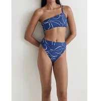 Women's Leaves Printing 2 Pieces Set Bikinis Swimwear main image 1