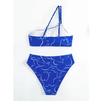 Women's Leaves Printing 2 Pieces Set Bikinis Swimwear main image 3