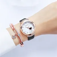 Casual Heart Shape Buckle Quartz Women's Watches main image 4
