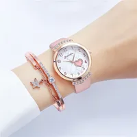 Casual Heart Shape Buckle Quartz Women's Watches main image 5