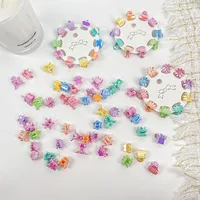 Women's Cartoon Style Flower Plastic Patchwork Hair Clip main image 1