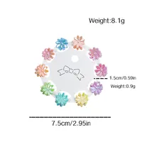 Women's Cartoon Style Flower Plastic Patchwork Hair Clip main image 4
