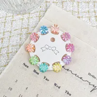 Women's Cartoon Style Flower Plastic Patchwork Hair Clip sku image 8