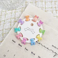 Women's Cartoon Style Flower Plastic Patchwork Hair Clip sku image 4