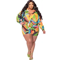 Daily Women's Elegant Streetwear Printing Spandex Polyester Shorts Sets Shorts Sets main image 2