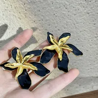 1 Pair Elegant Retro Geometric Alloy Tiger Eye Rhinestones Ear Studs sku image 17
